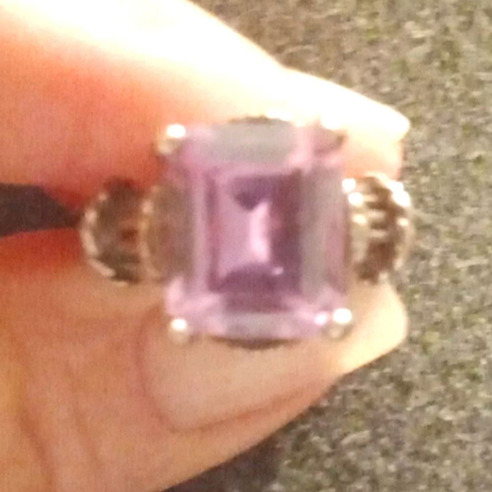 Vintage 925 Amethyst Ring From Nevada Jewelry Co. Size 7.75